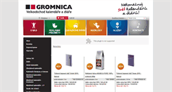 Desktop Screenshot of gromnica.cz